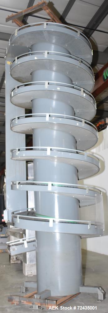 Pre-Owned Ambaflex Model SV400-1300 Spiral Conveyor for Sale